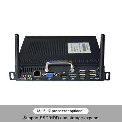Màn hình cảm ứng tương tác 4K Thang máy Bảng hiệu kỹ thuật số CPU i3 i5 i7 Độ dày 34mm