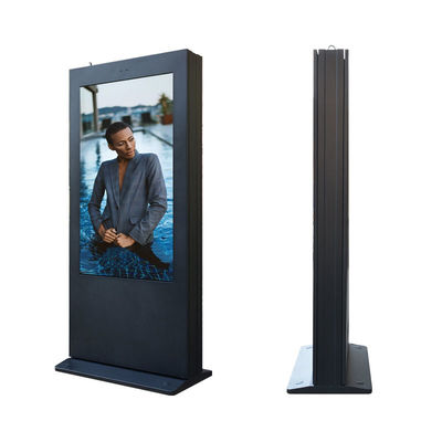 Màn hình quảng cáo kỹ thuật số ngoài trời tương phản 16: 9 Kiosk 2000nits 49 inch