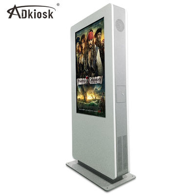 Màn hình hiển thị bảng hiệu kỹ thuật số LCD ngoài trời 16: 9 2000nits Chống thấm nước 49 inch