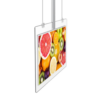 Màn hình quảng cáo siêu mỏng 55 inch trong suốt Kiosk treo tường OLED hai mặt