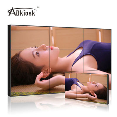 Bảng hiệu kỹ thuật số Màn hình hiển thị video LCD trên tường 3,5mm Bezel FHD 46Inch với giá đỡ bằng nhôm