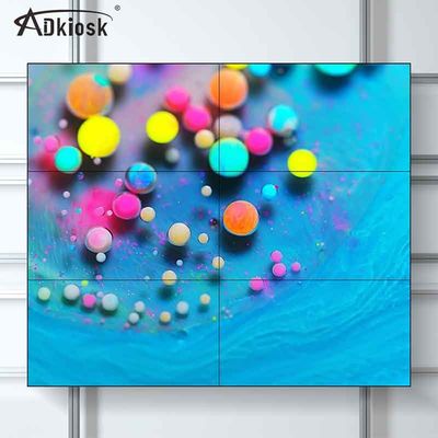 Viền 1,8mm Màn hình LCD 49Inch Màn hình kỹ thuật số Màn hình kỹ thuật số 500 cdm Độ sáng 2x3