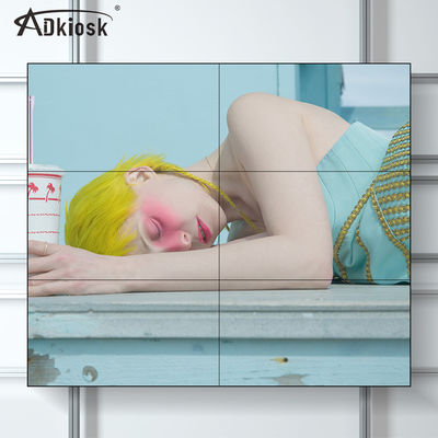 Màn hình video LCD trong nhà 55Inch Màn hình LCD 3,5mm Bezel 3x3 Độ phân giải FHD