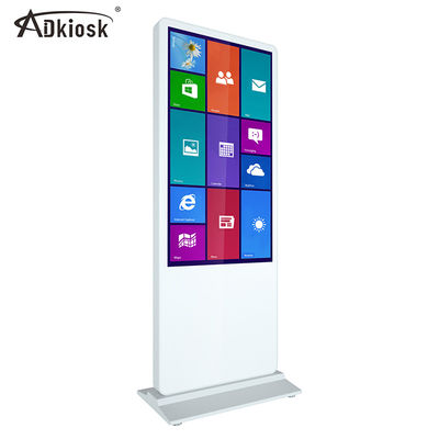 Tầng bảo tàng Biển báo kỹ thuật số đứng 43Inch 350cd Màn hình totem Android LCD