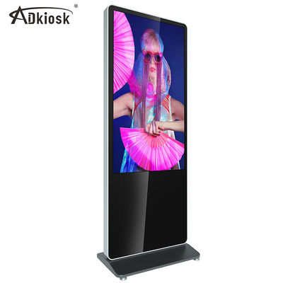 Hệ điều hành Biển báo kỹ thuật số đứng trên tầng 43 inch Thời gian đáp ứng 8ms của Android