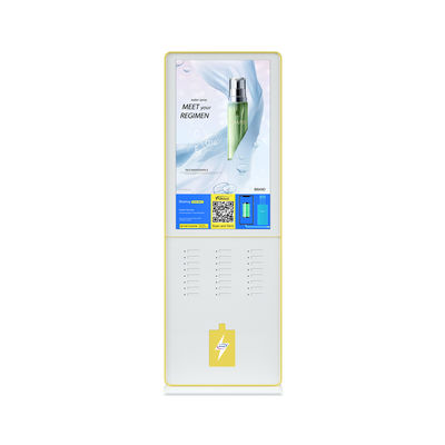 Trạm sạc điện thoại đầu vào 100V Kiosk / Chia sẻ nguồn điện Ngân hàng mạng 4G 24 khe cắm