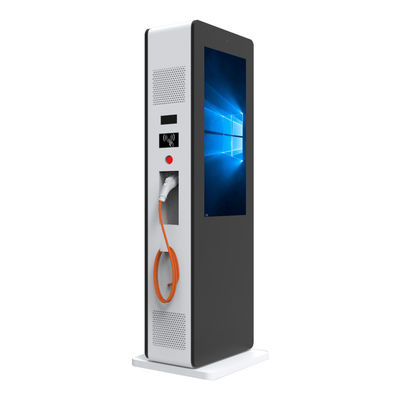 Phương tiện 240V LCD Quảng cáo Biển báo Kỹ thuật số Áp phích Sàn gắn với phích cắm