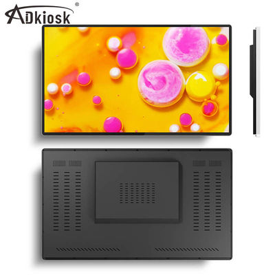 Bảng hiệu kỹ thuật số treo tường siêu mỏng 21,5 inch trong nhà 400cd / m2