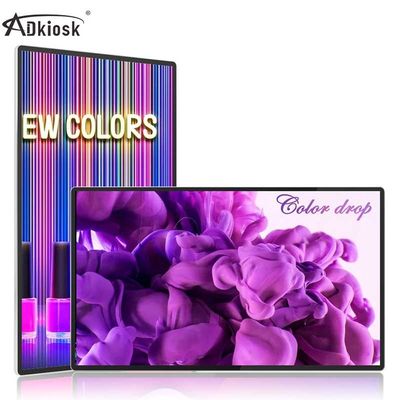 Màn hình hiển thị quảng cáo LCD ROHS gắn tường 27 inch