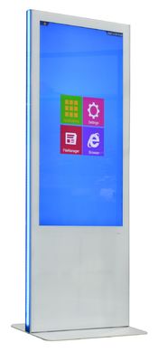 Trung tâm mua sắm Màn hình biển hiệu kỹ thuật số LED trong nhà 42 inch ROM 16GB tương tác