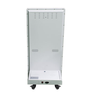 Bảng hiệu kỹ thuật số quảng cáo LCD có thể di chuyển được Totem 32 inch với bánh xe đa năng