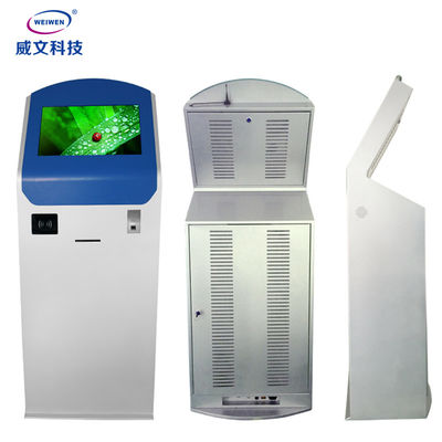 Kiosk tự phục vụ thông minh tự động 19Inch Màn hình LCD trên sàn Kiosk