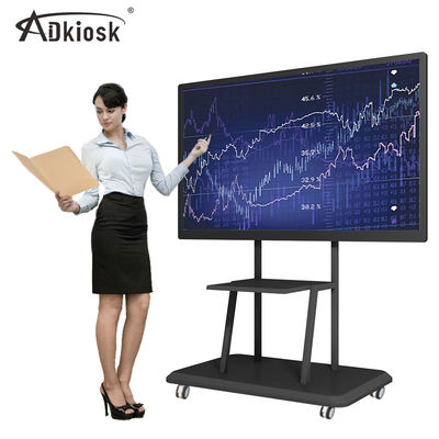 Bảng trắng điện tử tương tác hồng ngoại 65 inch LCD 4k kỹ thuật số siêu rõ nét