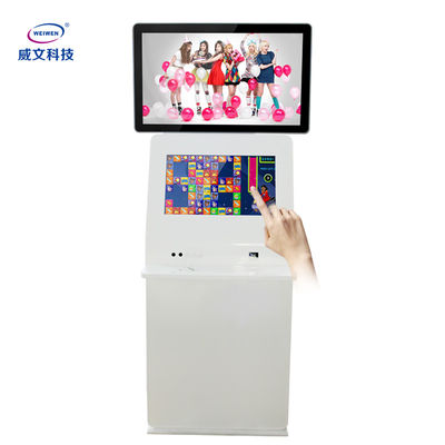 Thông tin ngân hàng tương tác tự phục vụ Kiosk 300 nits Điện dung