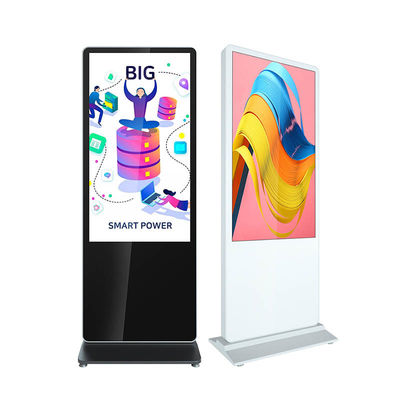 55Inch Màn hình cảm ứng tương tác Kiosk trên sàn Kiosk điện dung đa cảm ứng