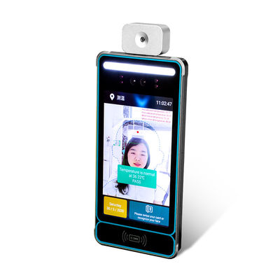 IPS All In One Face Recognition Terminal Scan Thermometer 8 inch 140 ° F Access Control