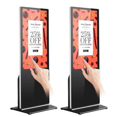 Màn hình kiosk màn hình cảm ứng tương tác LCD độ phân giải 4k i3 i5 CPU PC OS 65Inch