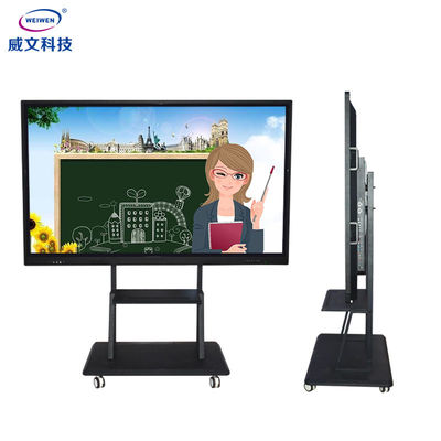 Tất cả trong một màn hình cảm ứng Bảng trắng tương tác 65 inch Màn hình cảm ứng trực tuyến 40KG 240V