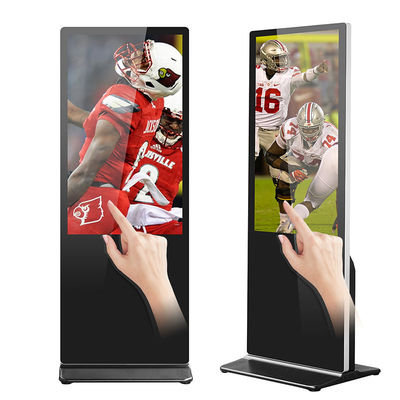 Màn hình cảm ứng kỹ thuật số tương tác 16: 9 Biển báo kiosk 55 Mạng LAN WIFI LAN