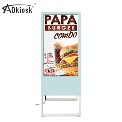 Bảng menu kỹ thuật số màn hình LCD di động 43 inch cho nhà hàng thông minh
