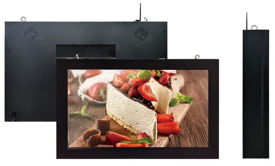 Bảng hiệu kỹ thuật số treo tường Màn hình LCD Mạng Android IP65 Chống thấm nước