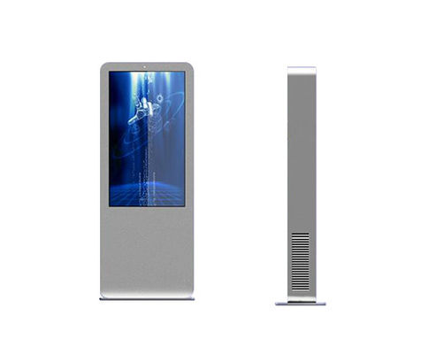 75in 2000nits Màn hình quảng cáo LCD Sàn đứng Biển báo kỹ thuật số ngoài trời