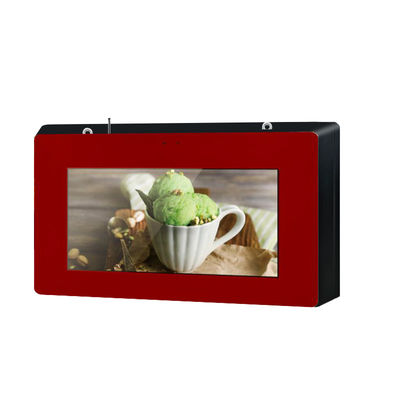 Hộp chống ăn mòn treo tường 55 inch Độ phân giải 1920 * 1080 Màn hình hiển thị biển báo kỹ thuật số ngoài trời