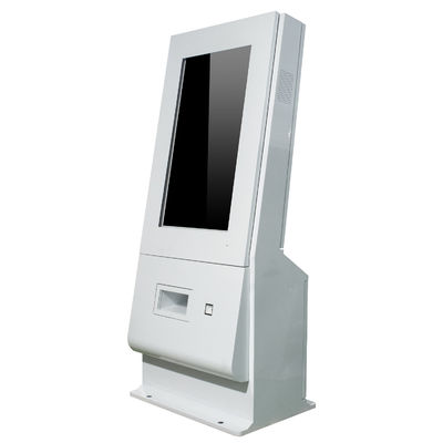 43 inch ngoài trời LCD cửa sổ màn hình cảm ứng điện dung bảng hiệu kỹ thuật số với máy in