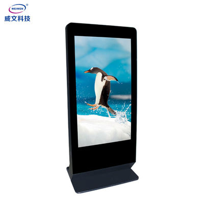 Màn hình quảng cáo LCD đứng trên sàn 65 inch Trình phát quảng cáo kỹ thuật số
