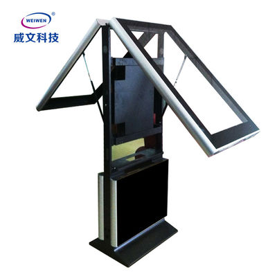 hai mặt siêu mỏng màn hình cảm ứng LCD ngoài trời màn hình kỹ thuật số totem