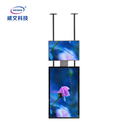 Màn hình mỏng gắn trần hai mặt Treo màn hình LCD hai mặt Bảng hiệu kỹ thuật số