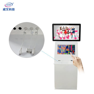 Đế sàn Độ sáng cao Màn hình cảm ứng màn hình cảm ứng LCD hai mặt Bảng hiệu kỹ thuật số