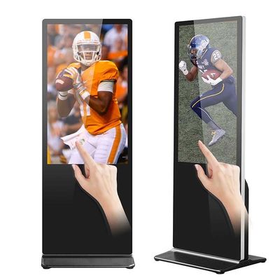 Máy nghe nhạc quảng cáo đứng sàn 55Inch kiosk màn hình cảm ứng tương tác