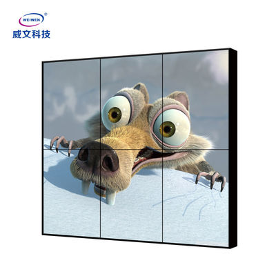 Màn hình video LCD treo tường có thể treo tường Màn hình ghép LCD 1920x1080 / 4k 3x3