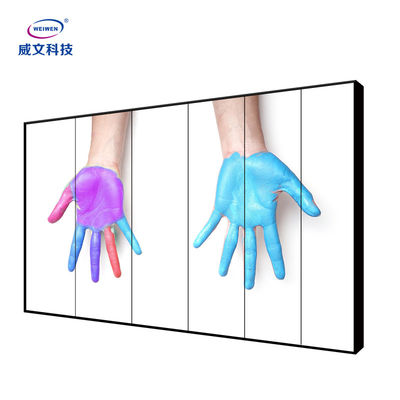49 inch 500cd / m2 treo tường bảng hiệu kỹ thuật số màn hình ghép LCD HD trong nhà