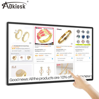 Kiosk màn hình cảm ứng tương tác 32-55 inch Kính 3mm hồng ngoại treo tường