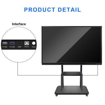 Sàn đứng Giáo dục Bảng tương tác LCD 55 inch Bảng trắng kỹ thuật số điện tử