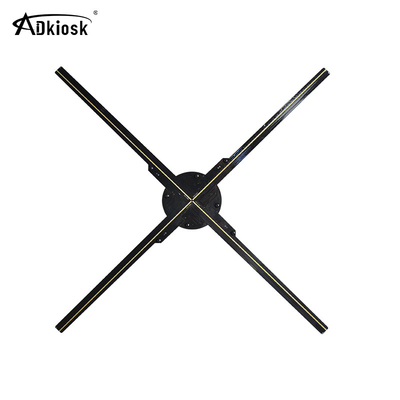 Góc nhìn 150 độ Màn hình ba chiều 3D Quạt hiển thị bảng hiệu kỹ thuật số Quạt hiển thị LED 85cm