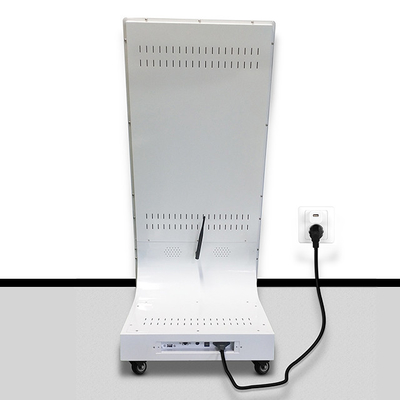 Màn hình LCD 1.5A Kiosk tự phục vụ trong nhà Đế đứng CCC có bánh xe