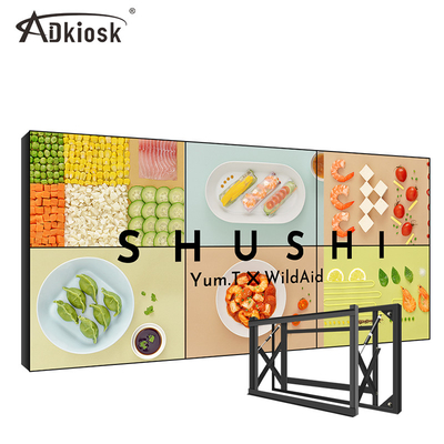Bộ điều khiển HD Màn hình ghép nối LCD 500cd / m2 4k Treo tường 180W