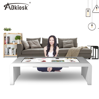 Bàn tương tác thông minh cảm ứng 55 &quot;Pcap Chống thấm nước cho nhà hàng hội nghị cà phê