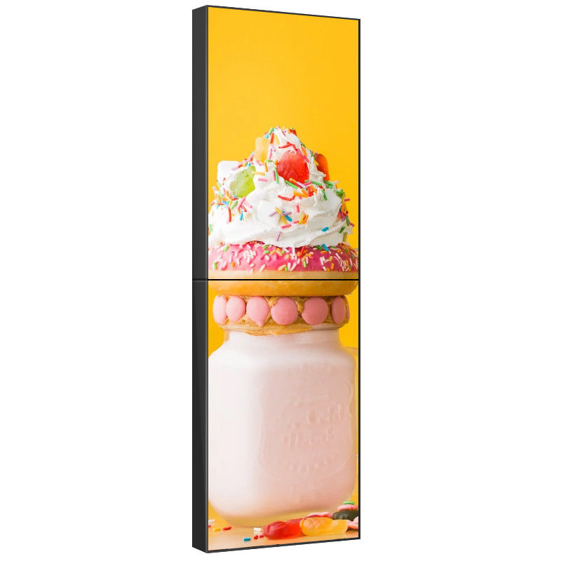 Bức tường video màn hình LCD hẹp 0,88mm 65 inch Độ phân giải 4K dành cho quảng cáo