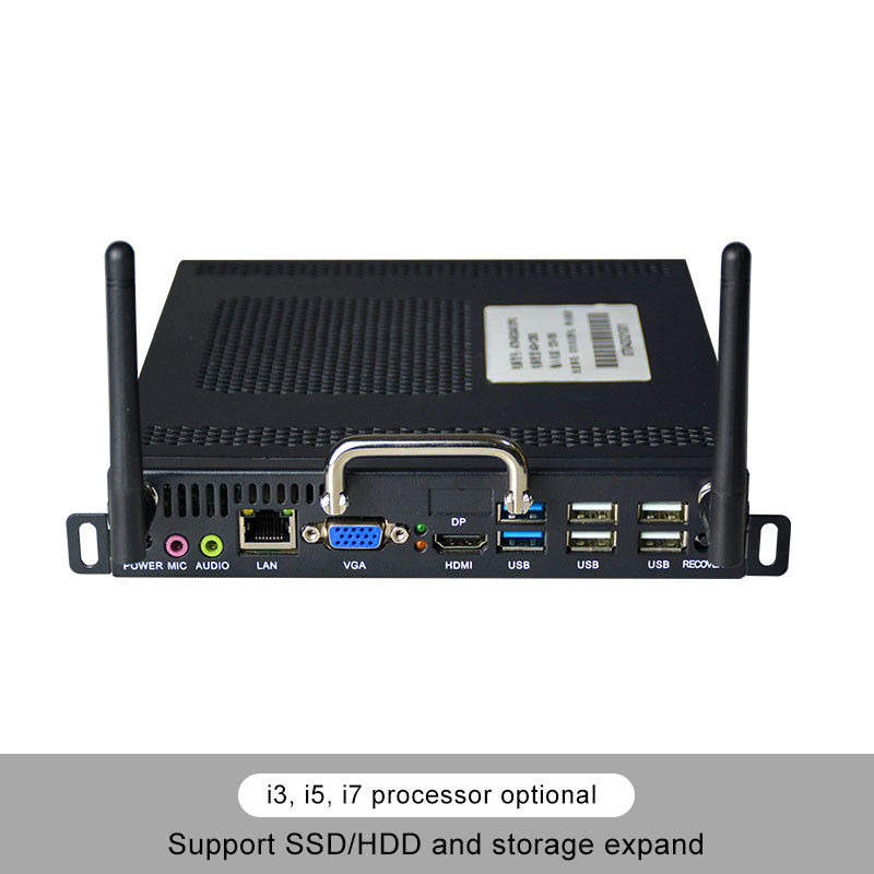 Màn hình cảm ứng tương tác 4K Thang máy Bảng hiệu kỹ thuật số CPU i3 i5 i7 Độ dày 34mm