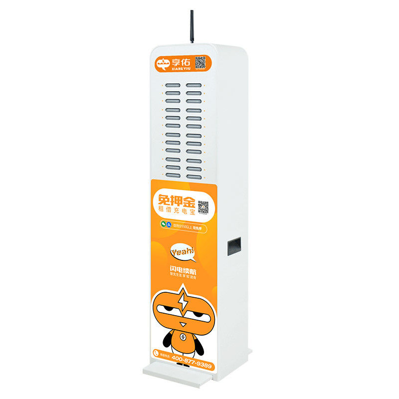 Cho thuê trạm sạc điện thoại Trạm dự phòng điện 450W di động 24 khe cắm có nhãn dán