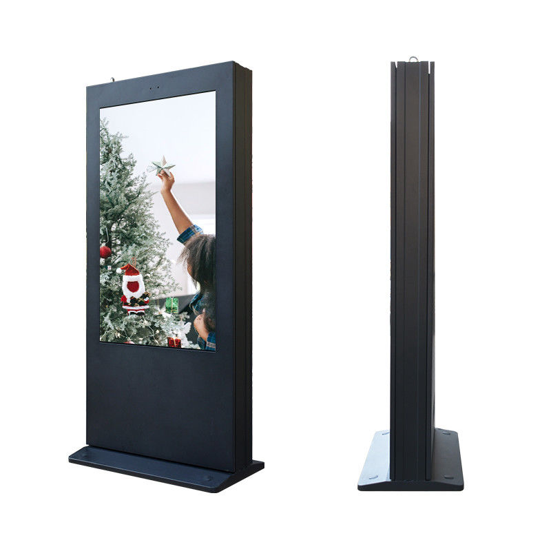 Phiên bản USB Màn hình hiển thị quảng cáo kỹ thuật số ngoài trời Bo mạch Totem 55 inch IP65 chống bụi