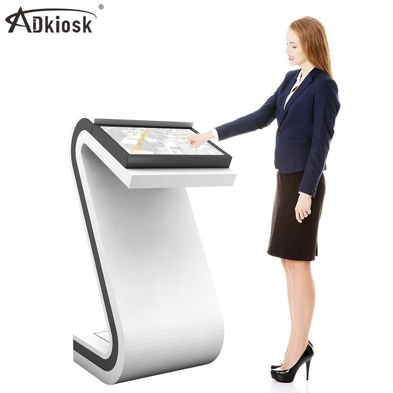màn hình cảm ứng tương tác kiosk loại sàn ngang độ nét cao loại Z nhà máy hiển thị tất cả trong một trực tiếp