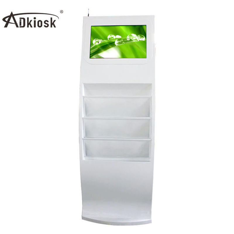 Giá sách chất lượng cao sảnh đợi màn hình cảm ứng siêu mỏng thông tin màn hình cảm ứng tương tác kiosk
