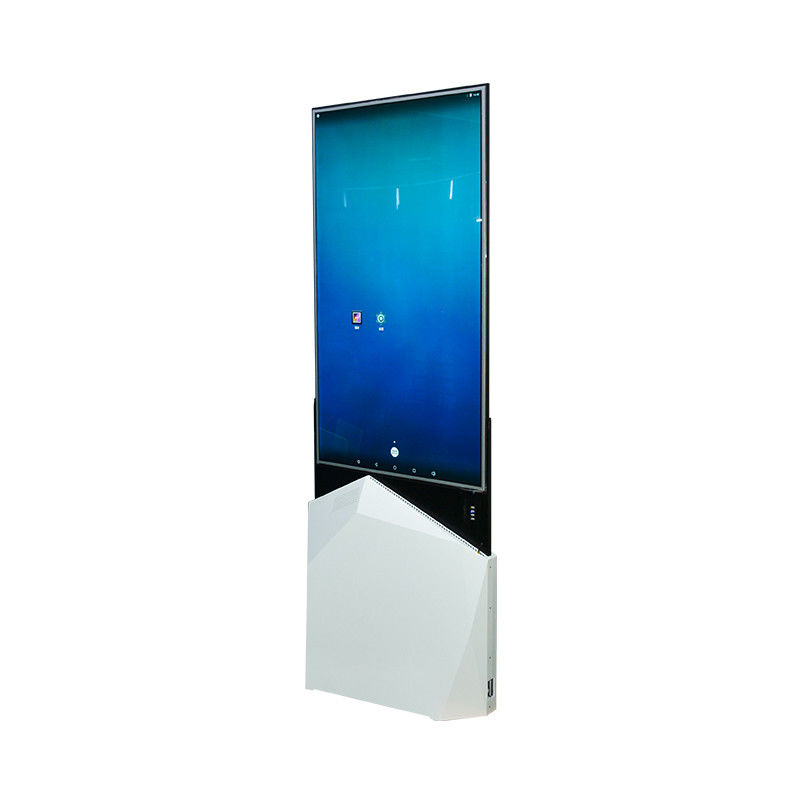 43-inch 55-inch độ phân giải cao LCD trong suốt, mỏng hai mặt bảng chỉ dẫn kỹ thuật số đứng trên sàn