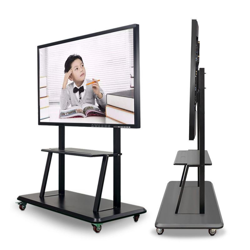 Bảng đen thông minh 85 inch hệ thống kép tất cả trong một máy cảm ứng Màn hình tương tác Bảng trắng