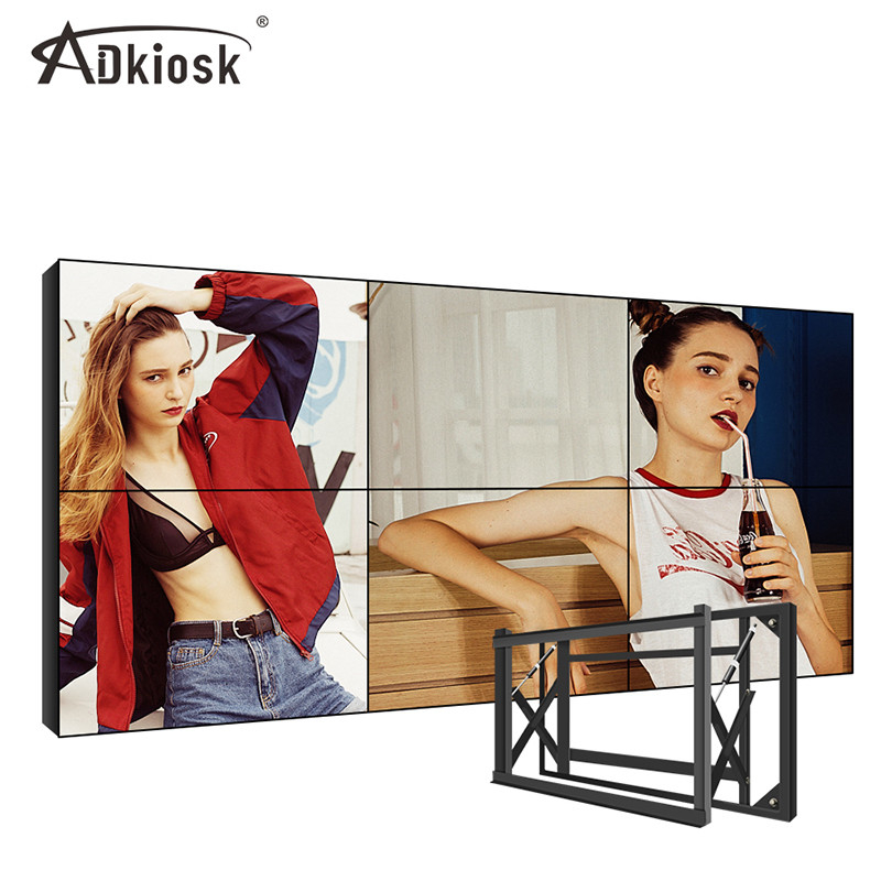 Màn hình hiển thị video LCD 100V LG 55 inch Độ phân giải 2K 4K FHD với viền bezel 1,8mm